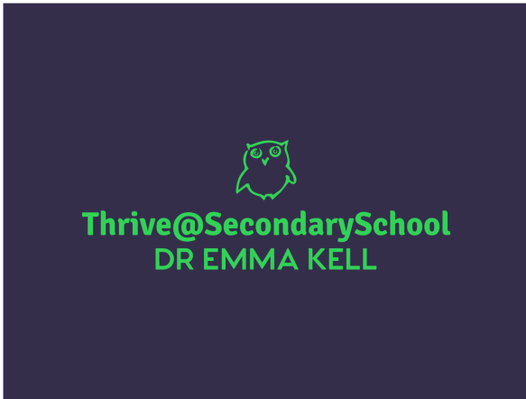 Logo Thrive@SeondarySchool